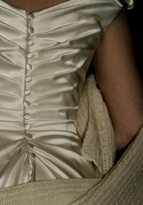 Wedding dress detail