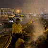 Ghat night time Varanasi