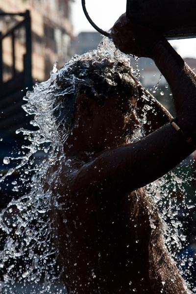 Washing in Calcutta